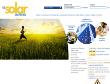 Tablet Screenshot of gosolarcalifornia.com